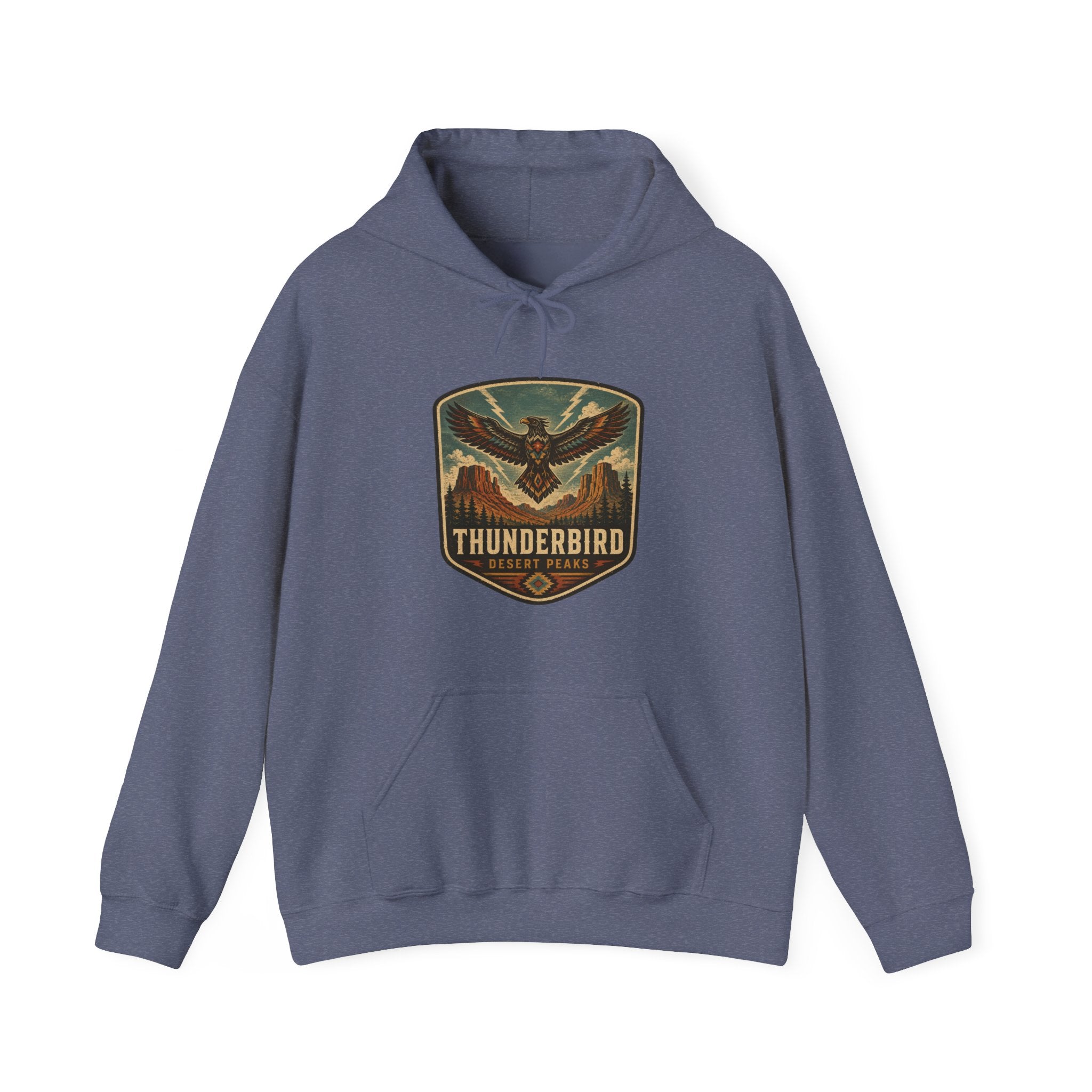 Thunderbird Vintage Patch hoodie | Retro Thunderbird Emblem sweatshirt