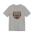 Interstate Rider shield graphic Tee, Vintage road trip motorcycle shirt