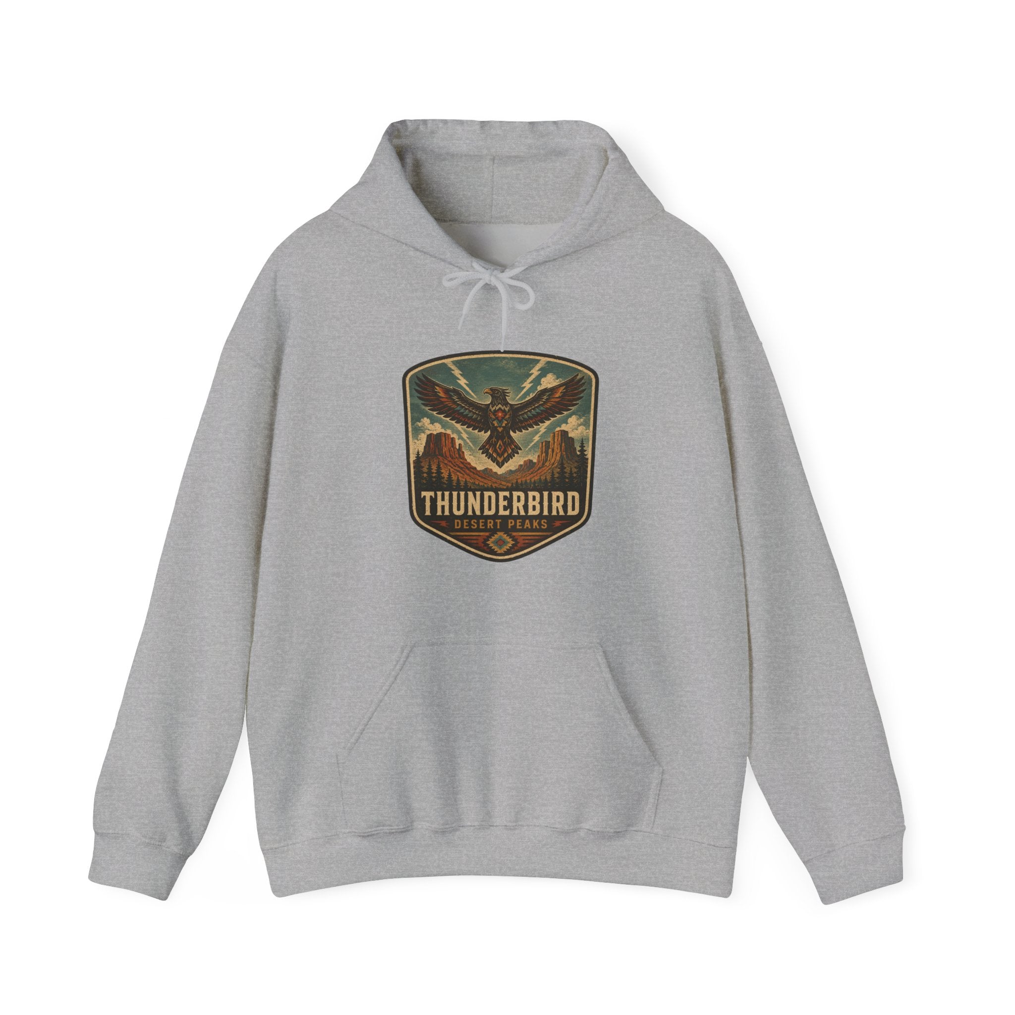Thunderbird Vintage Patch hoodie | Retro Thunderbird Emblem sweatshirt