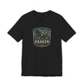 Kraken Vintage Crest Tee, Mythical Sea Monster illustration